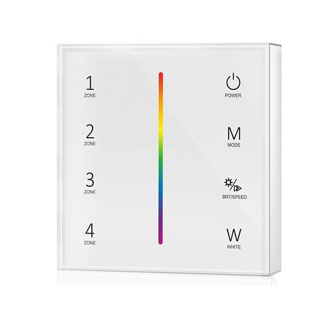 Painel de Parede Tátil LED RF 2.4G (RGB/RGBW) Recarregável - T23
