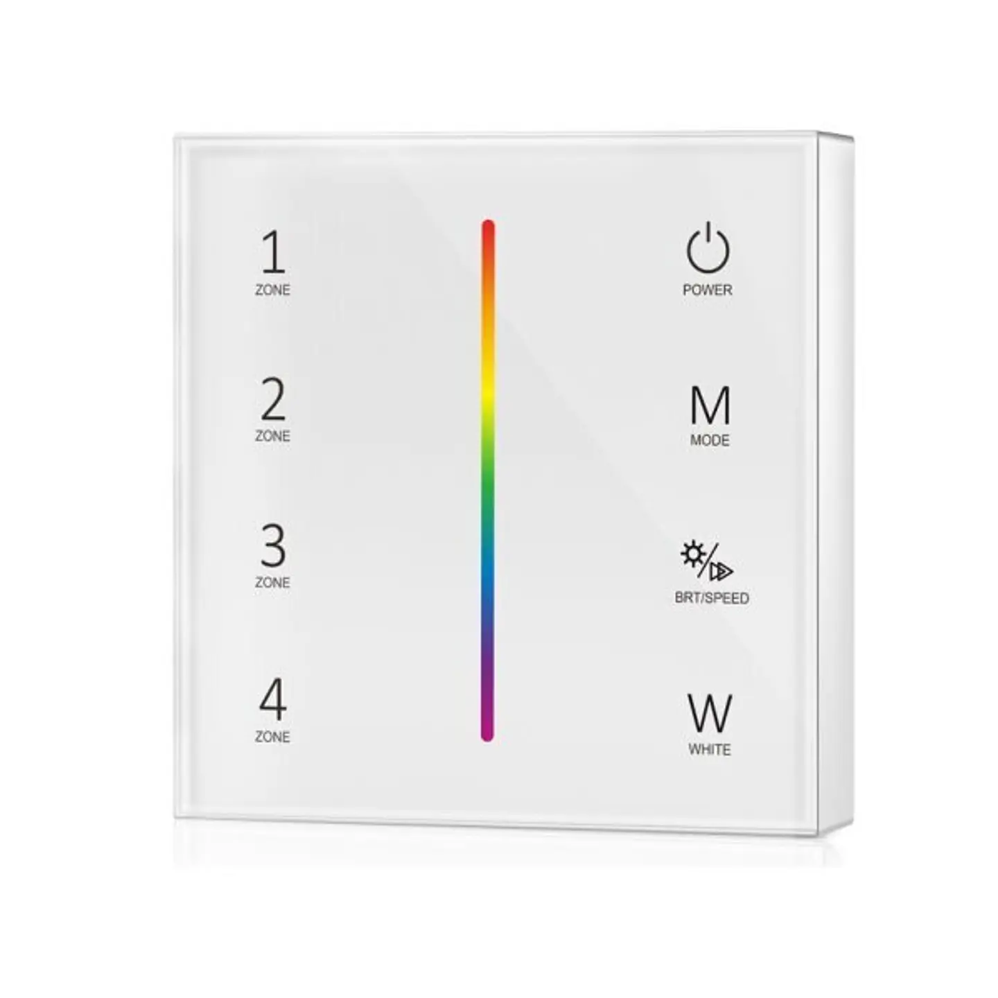 Painel de Parede Tátil LED RF 2.4G (RGB/RGBW) Recarregável - T23 1