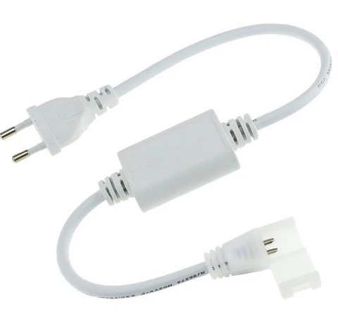 Cabo de Alimentação + Conector + Ficha para Fita LED 2835/5730 - Optonica