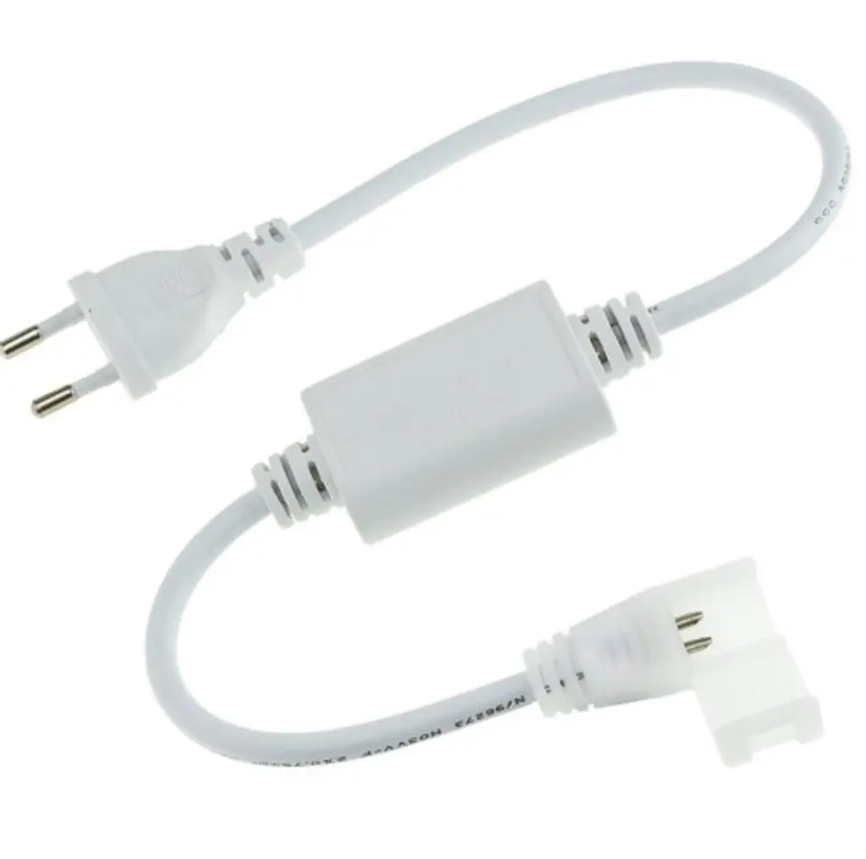 Cabo de Alimentação + Conector + Ficha para Fita LED 2835/5730 - Optonica 2