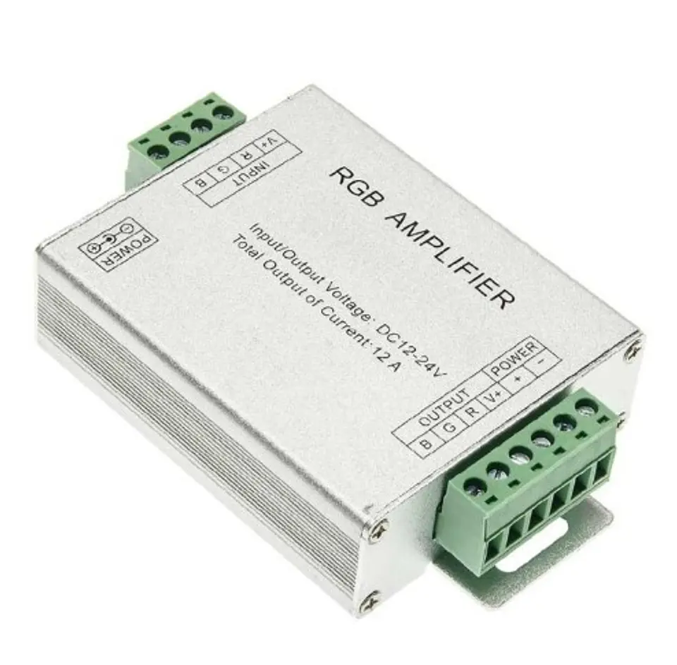 Amplificador de Sinal para Fita LED 144W (DC12-24V) - Optonica Prateado 1