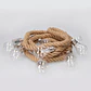 Grinalda Decorativa LED a Pilhas (Corda de Juta, Branco Quente) 3,15m - Decoration With Light - Thumbnail 2
