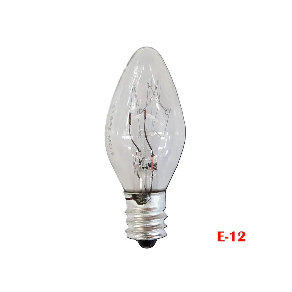 Lâmpada Incandescente Vela-Mini Clara 7W E12 (220-240V) 1
