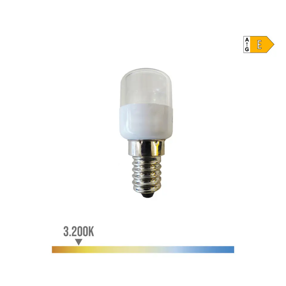 Lâmpada LED Frigorífico E14 0,5W (Equiv. 6W) 55lm 3200K Luz Quente - EDM 1