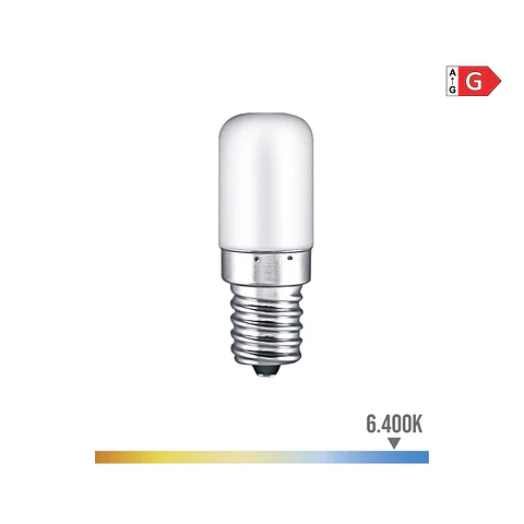 Lâmpada LED Pebetero E14 1,8W (Equiv. 15W) 130lm 6400K Luz Fria - EDM