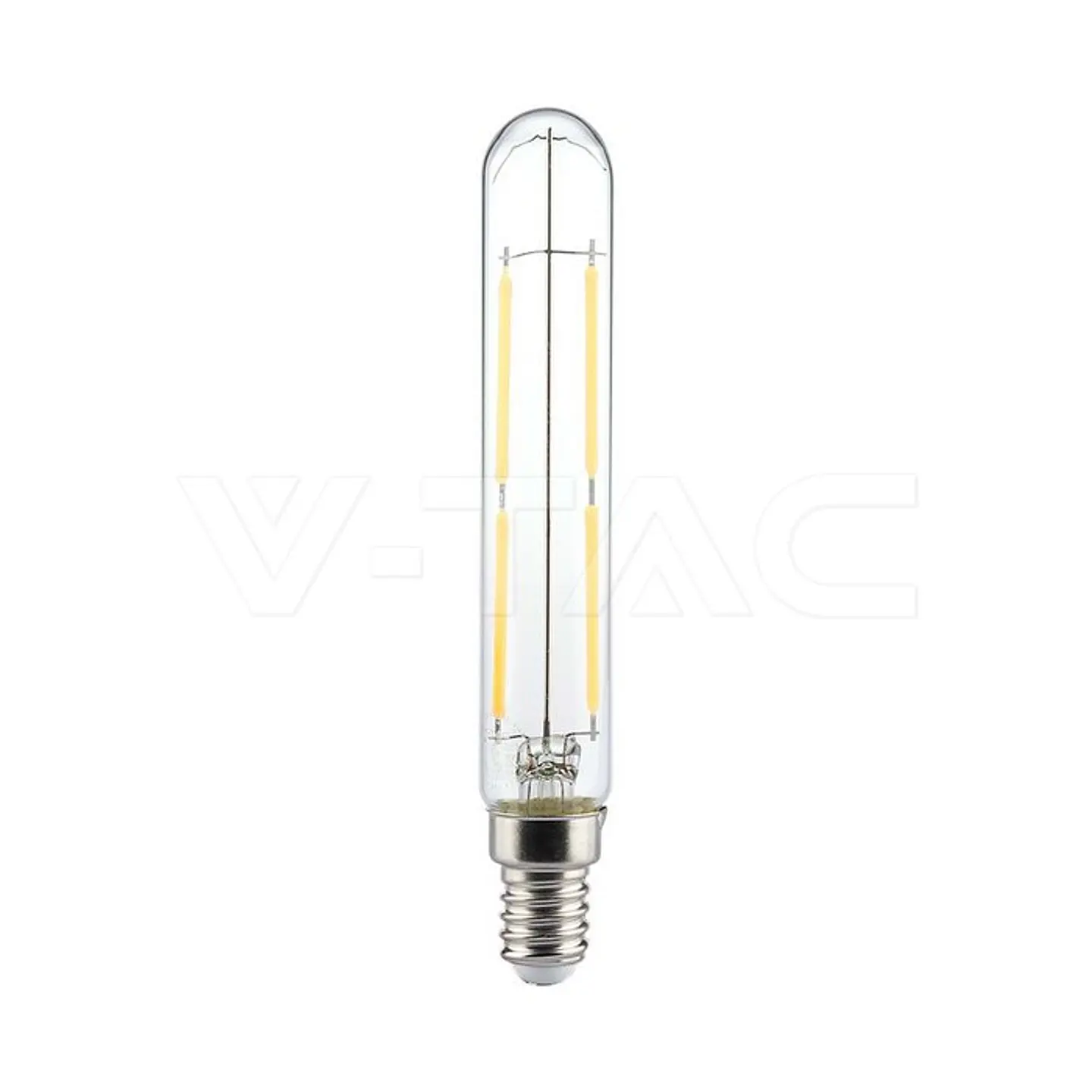 Lâmpada LED Filamento T20 E14 4W 400lm 2700K Luz Natural Vidro Transparente - V-TAC 1