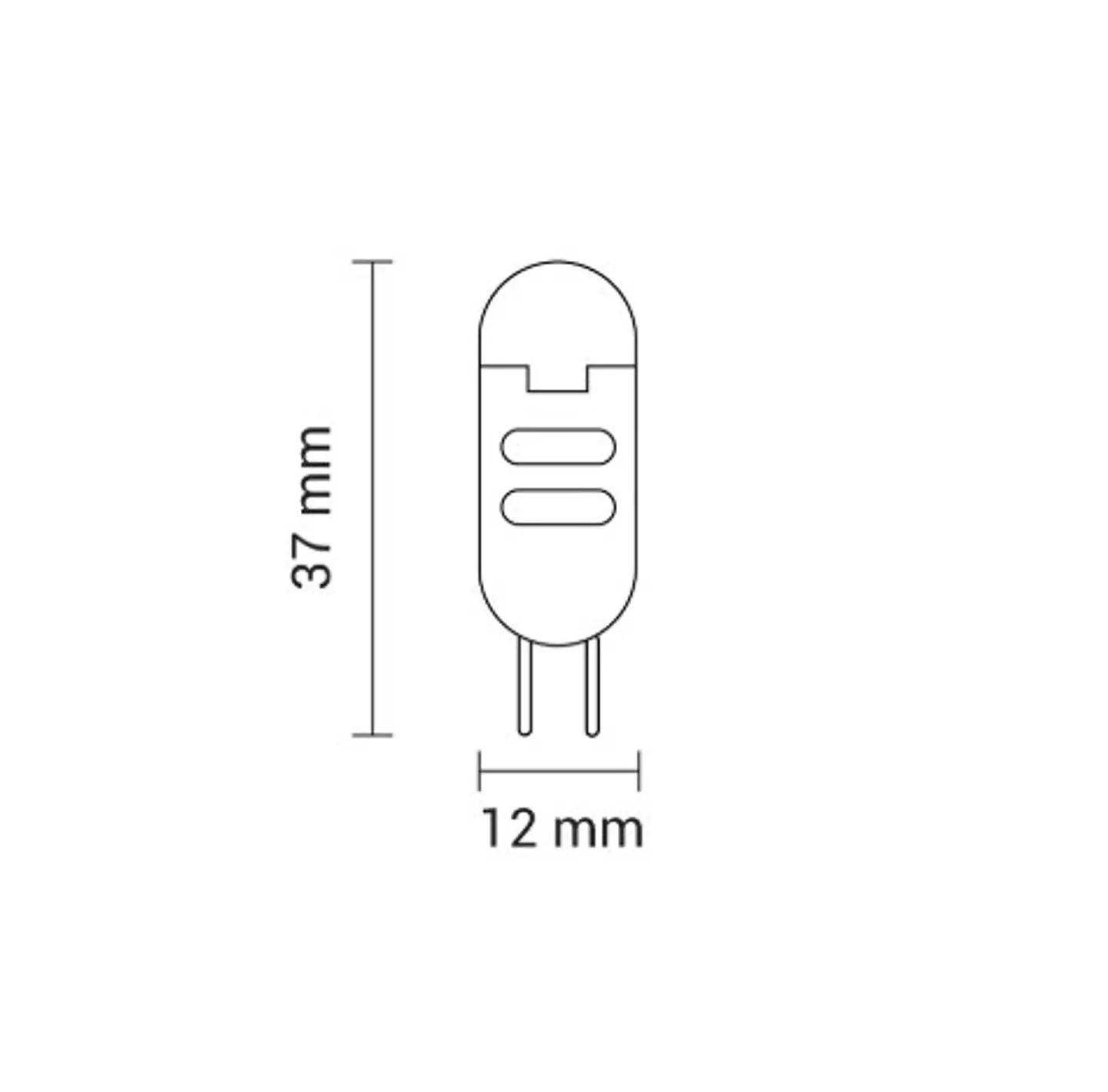 Lâmpada LED G4 2W (Equiv. 18W) 170lm 6000K 12V DC Luz Fria Plástico - OPTONICA 2
