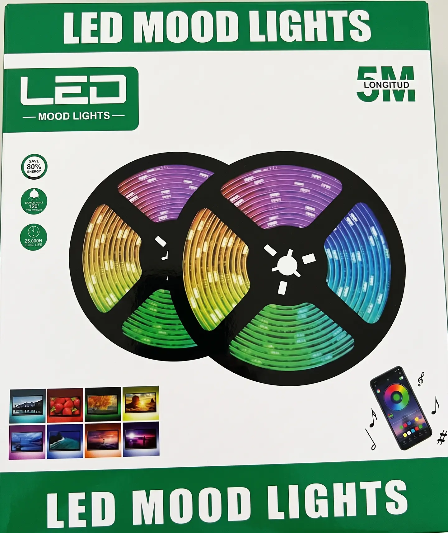 Kit Fita LED RGB Inteligente 5 Metros 5V (App & Modo Música) - YUXI 1