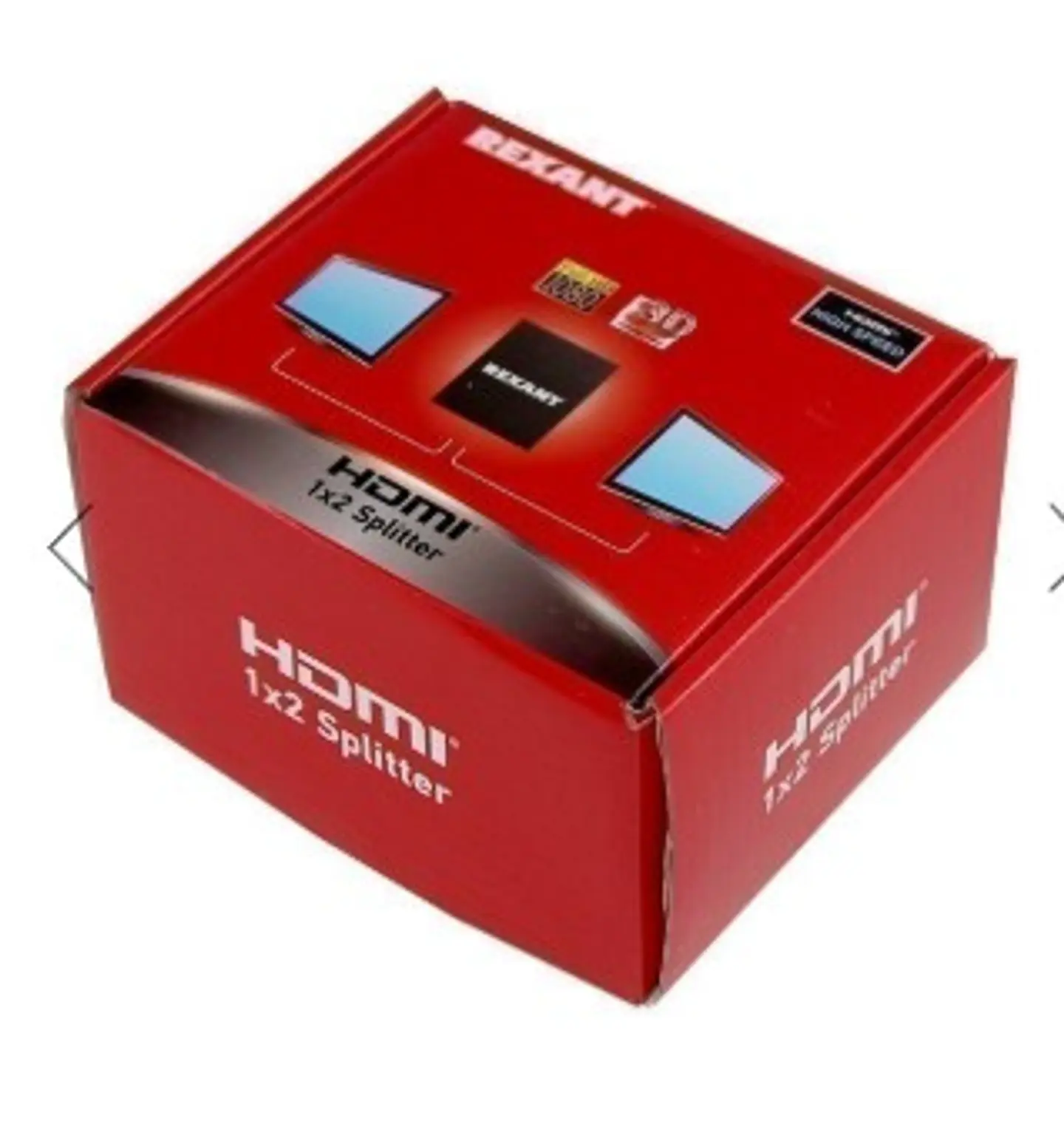Splitter / Divisor HDMI Ativo 1x2 (1 Entrada para 2 Saídas) 1080p Metal - REXANT 3