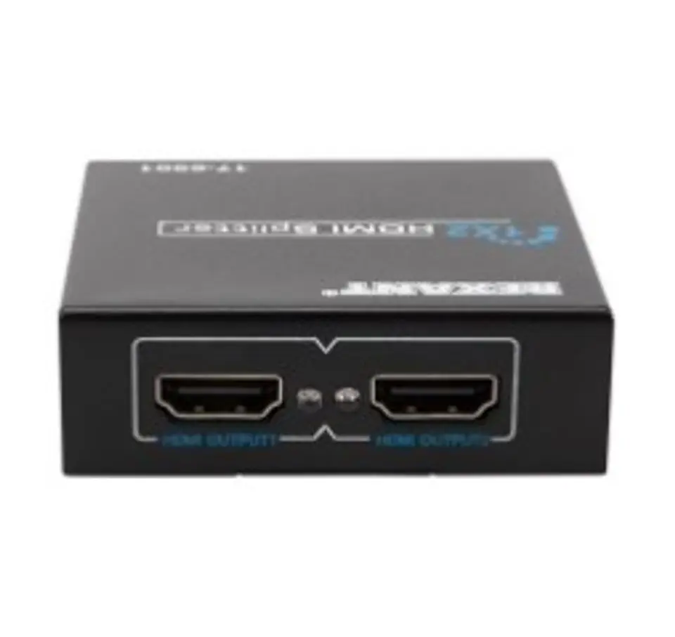 Splitter / Divisor HDMI Ativo 1x2 (1 Entrada para 2 Saídas) 1080p Metal - REXANT 1