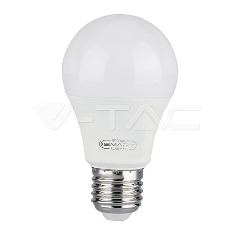 Lâmpada LED Inteligente A60 E27 11W (Equiv. 75W) 1055lm RGB+CCT - V-TAC