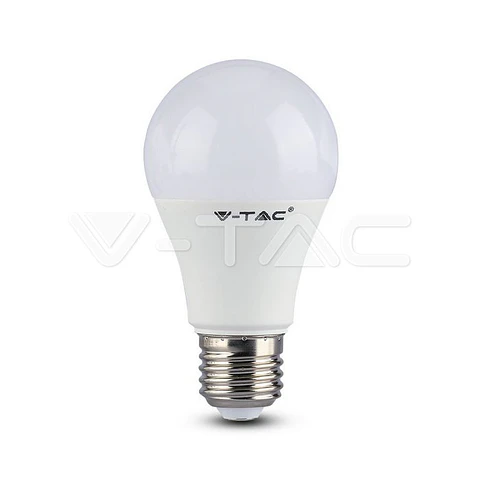 Lâmpada LED A60 E27 9W (Equiv. 60W) 806lm RGB + 4000K com Comando - V-TAC