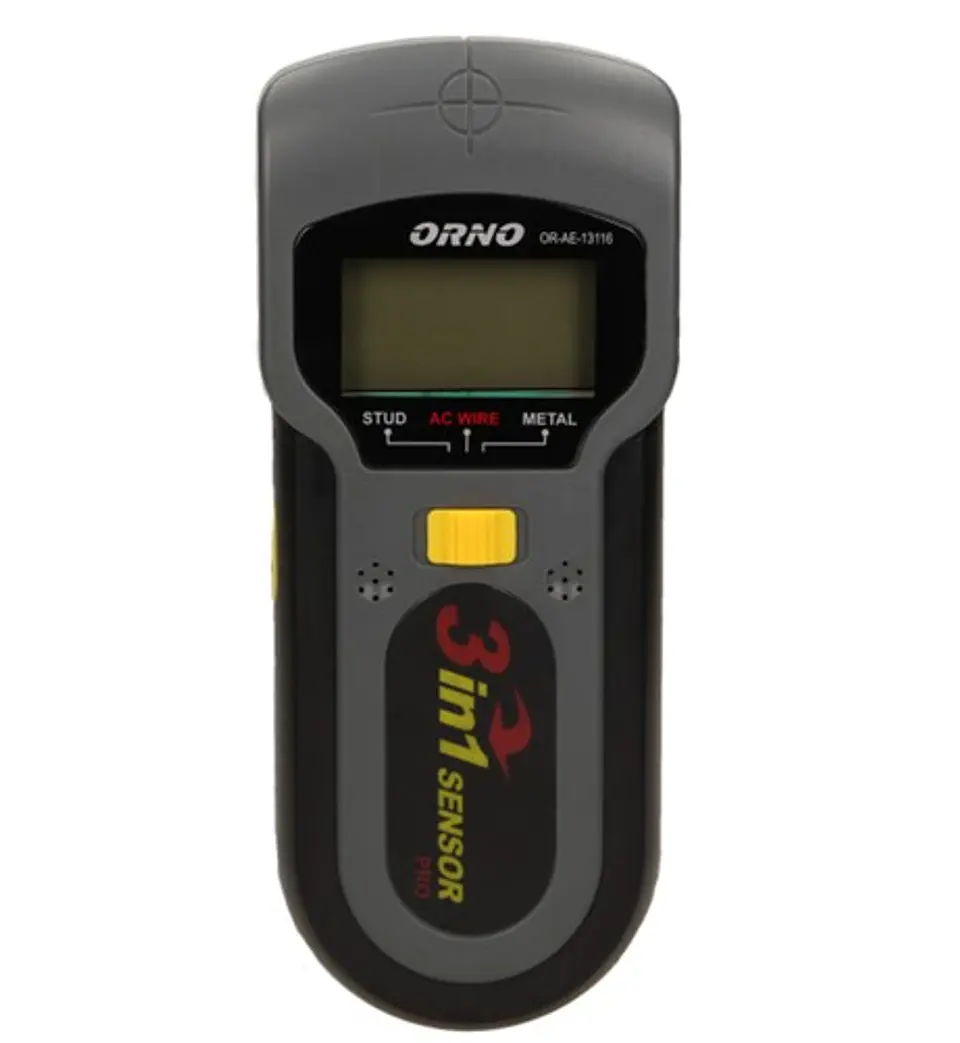 Detetor de Parede 3 em 1 (Cabos, Metal e Madeira) com Ecrã - ORNO 1