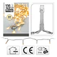 Guirlanda 120 LEDs Branco Quente c/ Cabo Transparente 12m (Exterior IP44) - BASICS - Thumbnail 1