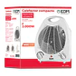 Termoventilador Compacto EDM 1000-2000W (Branco) - Thumbnail 2