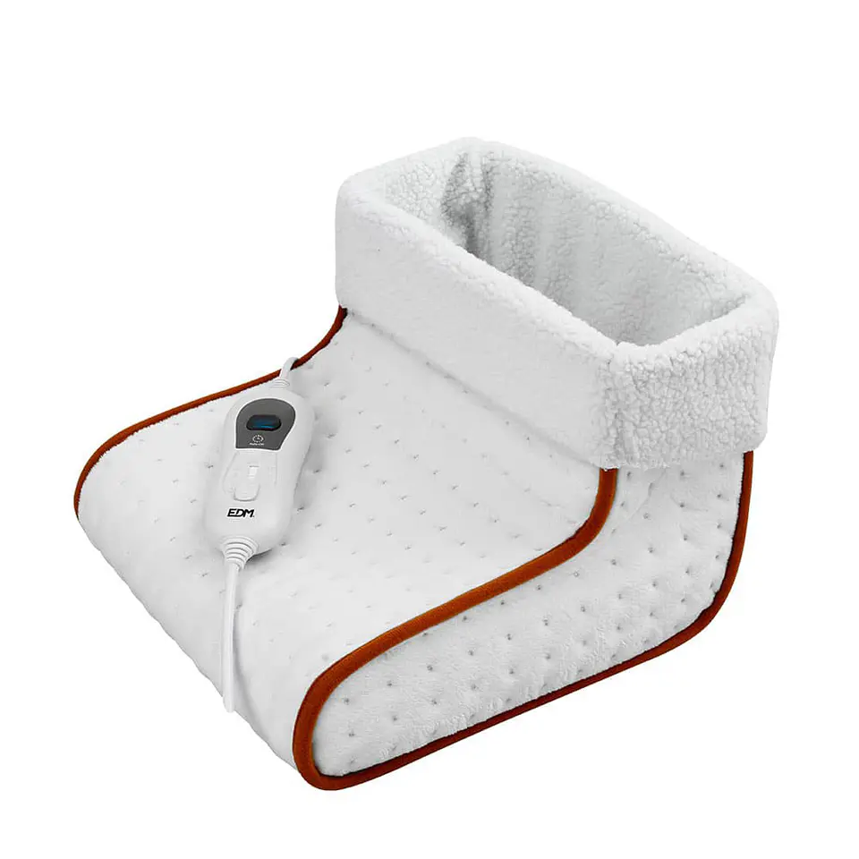 Bota Elétrica / Esquenta Pés EDM 100W (Branco) c/ Regulador de Temperatura 1