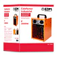 Aquecedor Termoventilador Industrial EDM 2000W (Laranja) - Thumbnail 2