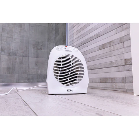 Termoventilador Vertical EDM 1000-2000W (Branco)