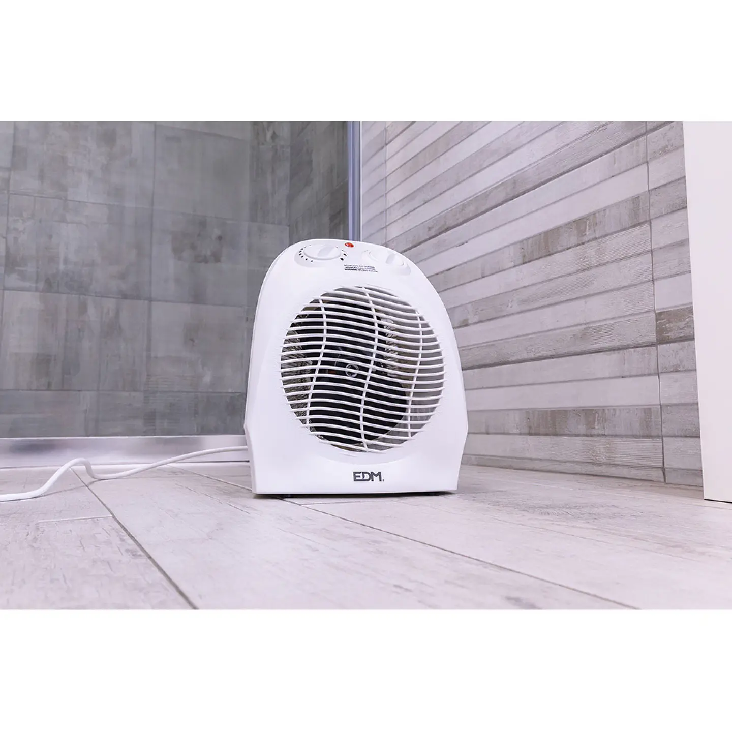 Termoventilador Vertical EDM 1000-2000W (Branco) 2