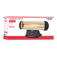 Aquecedor de Quartzo EDM 1200W (Preto) - Modelo 3 Barras c/ Antitombo - Thumbnail 2