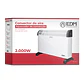 Aquecedor Convetor de Ar EDM 2000W (Branco) - Modelo Standard - Thumbnail 2