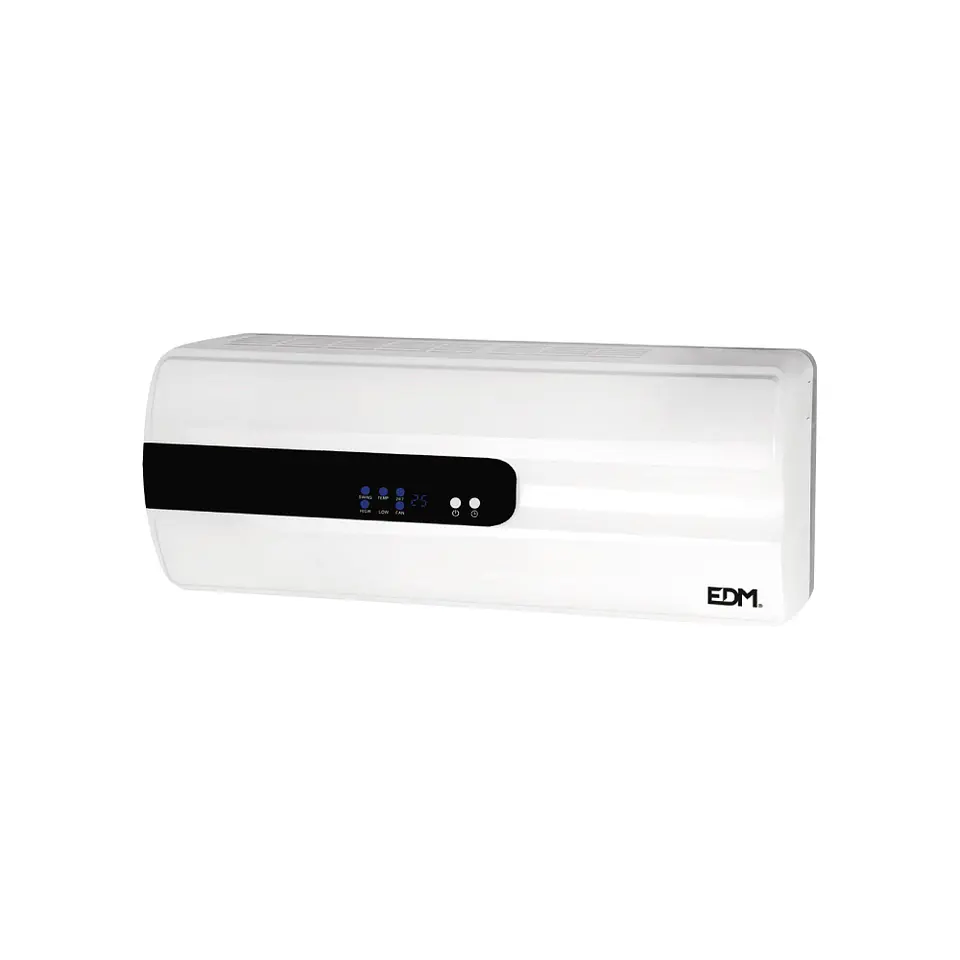 Aquecedor Cerâmico de Parede (Split) EDM 2000W c/ Comando (Branco) 1