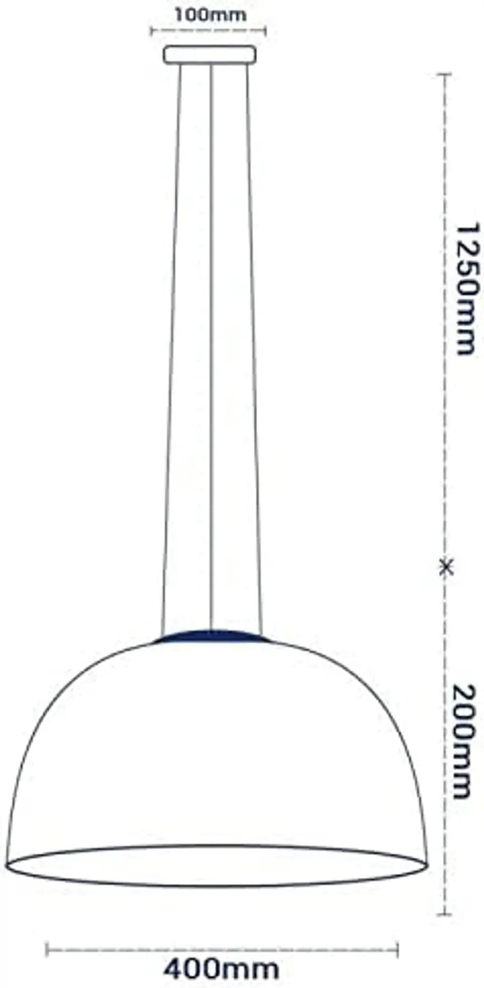 Candeeiro de Suspensão Optonica E27 3D (Cromado / Motif Círculos) - Ø400mm 2