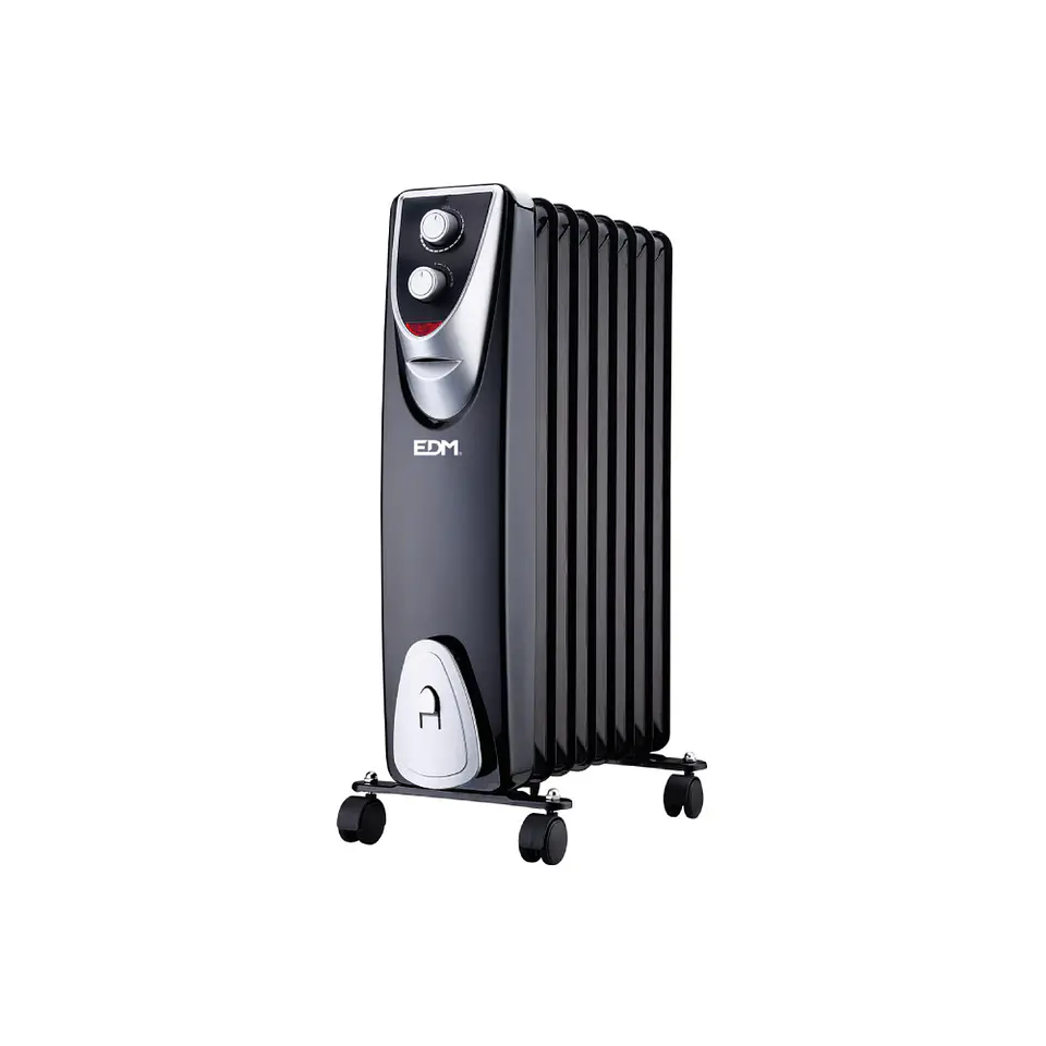 Radiador Sem Óleo EDM 1500W (Black Edition) - 8 Elementos 3