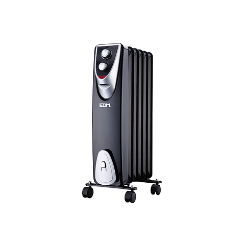 Radiador Sem Óleo EDM 1000W (Black Edition) - 6 Elementos