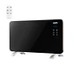 Convetor de Painel de Vidro EDM 1500W (Preto) IP24 c/ Comando - Últimas Unidades - Thumbnail 1
