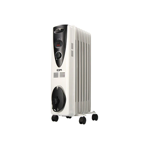 Radiador a Óleo EDM 1500W (Branco) - 7 Elementos