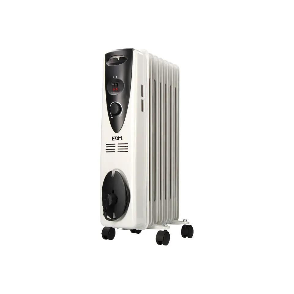 Radiador a Óleo EDM 1500W (Branco) - 7 Elementos 1