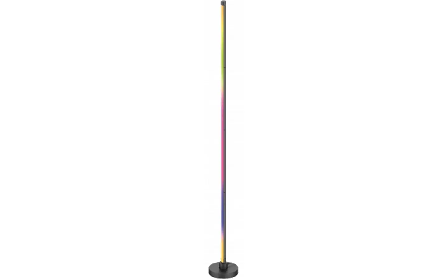 Candeeiro de Pé (Canto) LED RGB Optonica 17W c/ Comando (Preto) 1