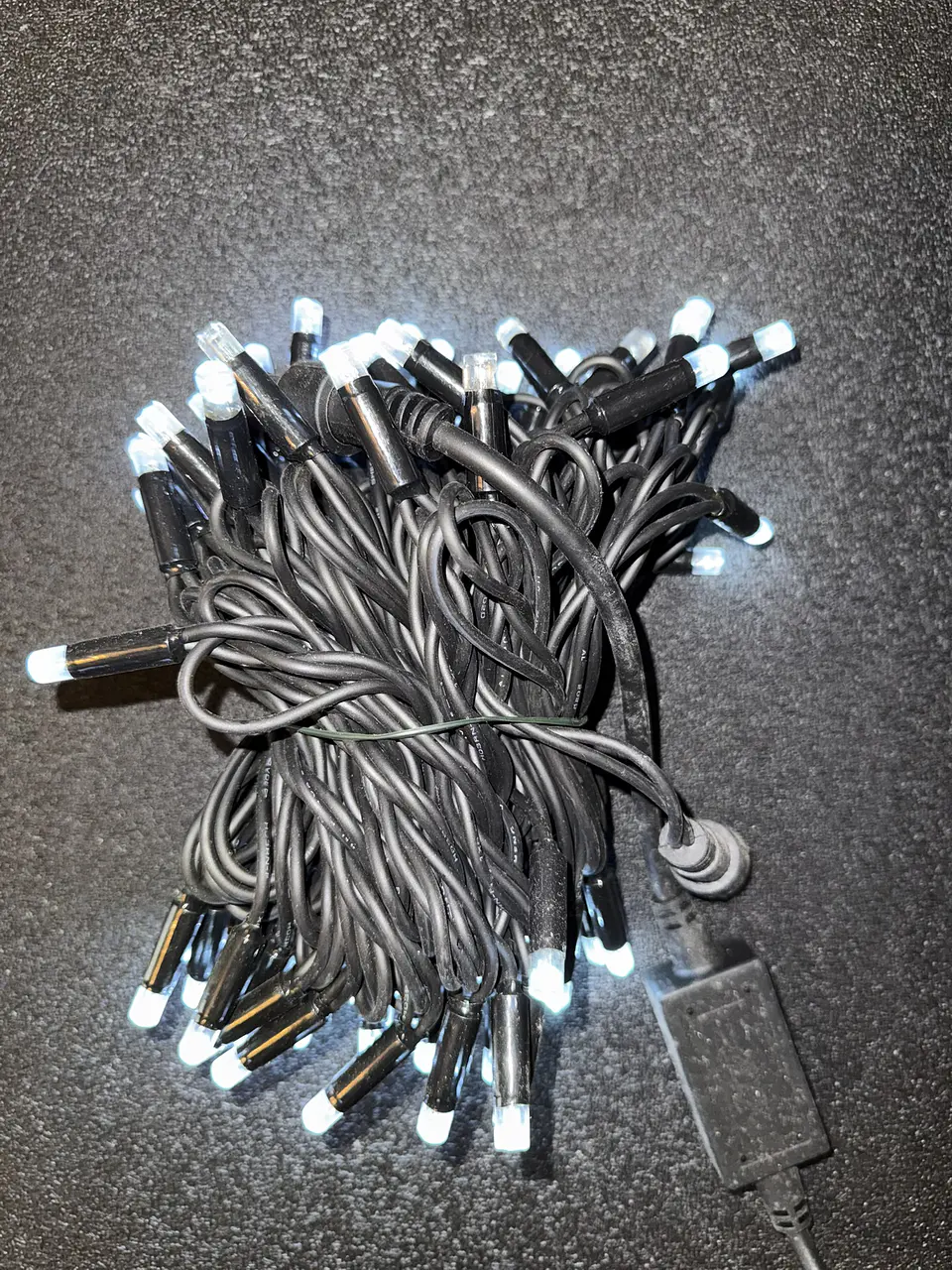 Grinalda LED Profissional 11 Metros (Branco) - Cabo Preto Robusto IP44 1