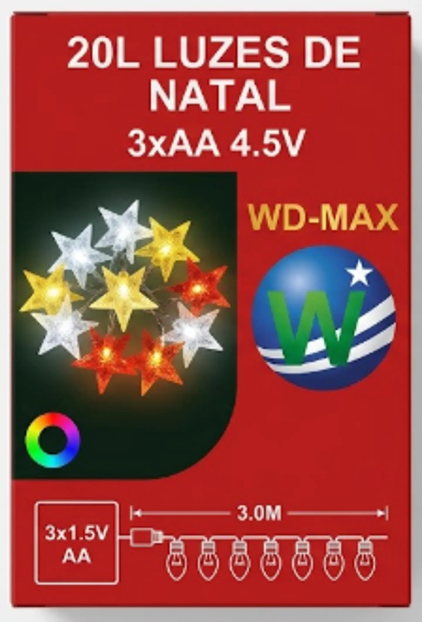 Grinalda LED a Pilhas 