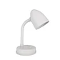 Candeeiro de Mesa EDM Amsterdam E27 Flexível - Branco - Thumbnail 1