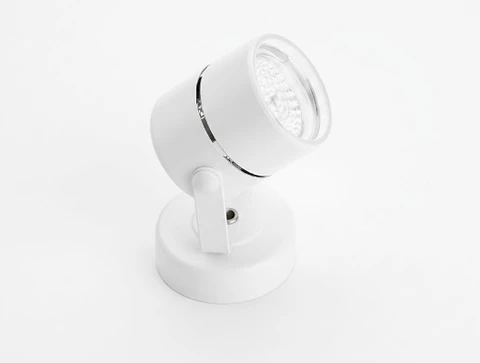 Foco Orientável IMEX GU5.3 Branco - Modelos Cúbico e Cilíndrico