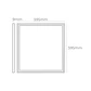 Painel LED Quadrado 40W 3200lm 6400K Luz Fria 60x60cm EDM - Thumbnail 2