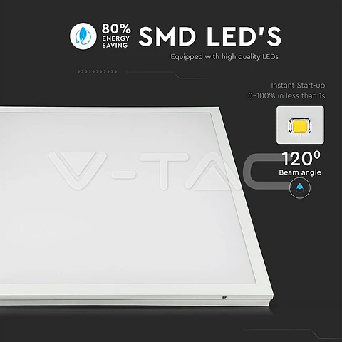 Painel LED de Superfície 40W 6500K 60x60cm V-TAC (SKU: 6452)