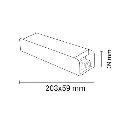Fonte de Alimentação Slim para Fita LED 150W 12V Optonica (SKU: 6133)