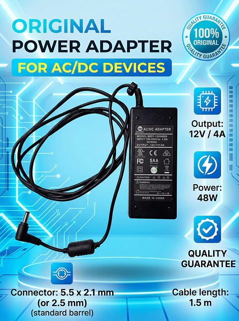 Fonte de Alimentação 4A 12V 