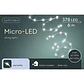 Grinalda Micro LED Extra Brilhante Exterior 600cm 378 LEDs Branco Frio (SKU: 71066) - Thumbnail 2
