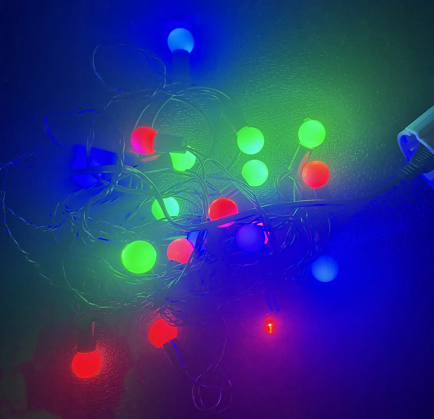 Светодиодная гирлянда 20L Шарик мат RGB 3 м (Рашид-2090) 2