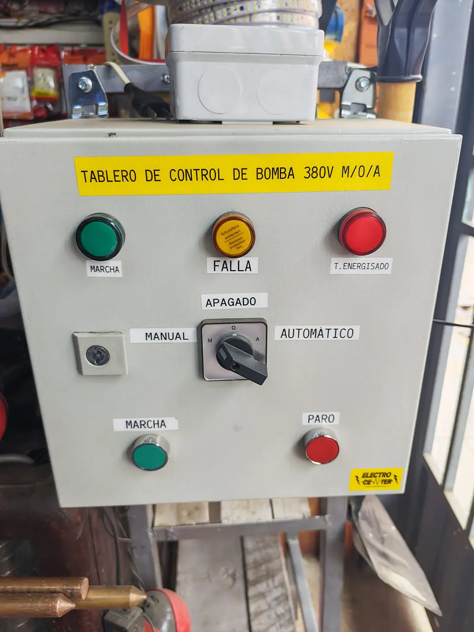 tablero manual automático para bomba de agua   1
