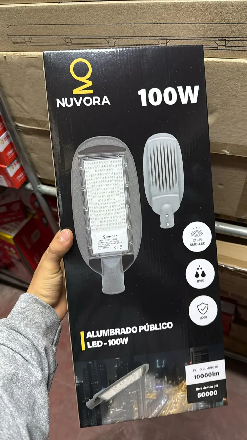 Luminaria Ap Led 100w nuvora 3