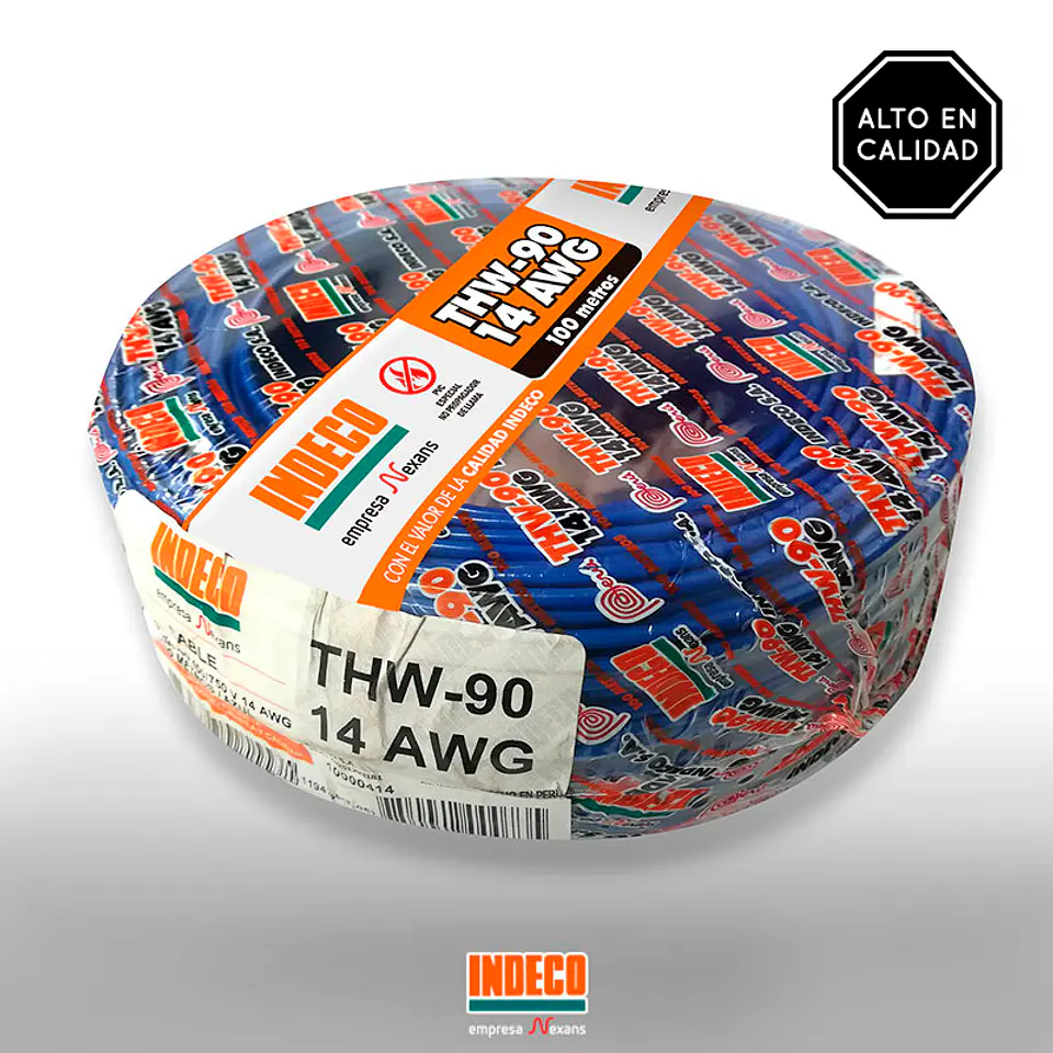 Cable thw  14 indeco 2