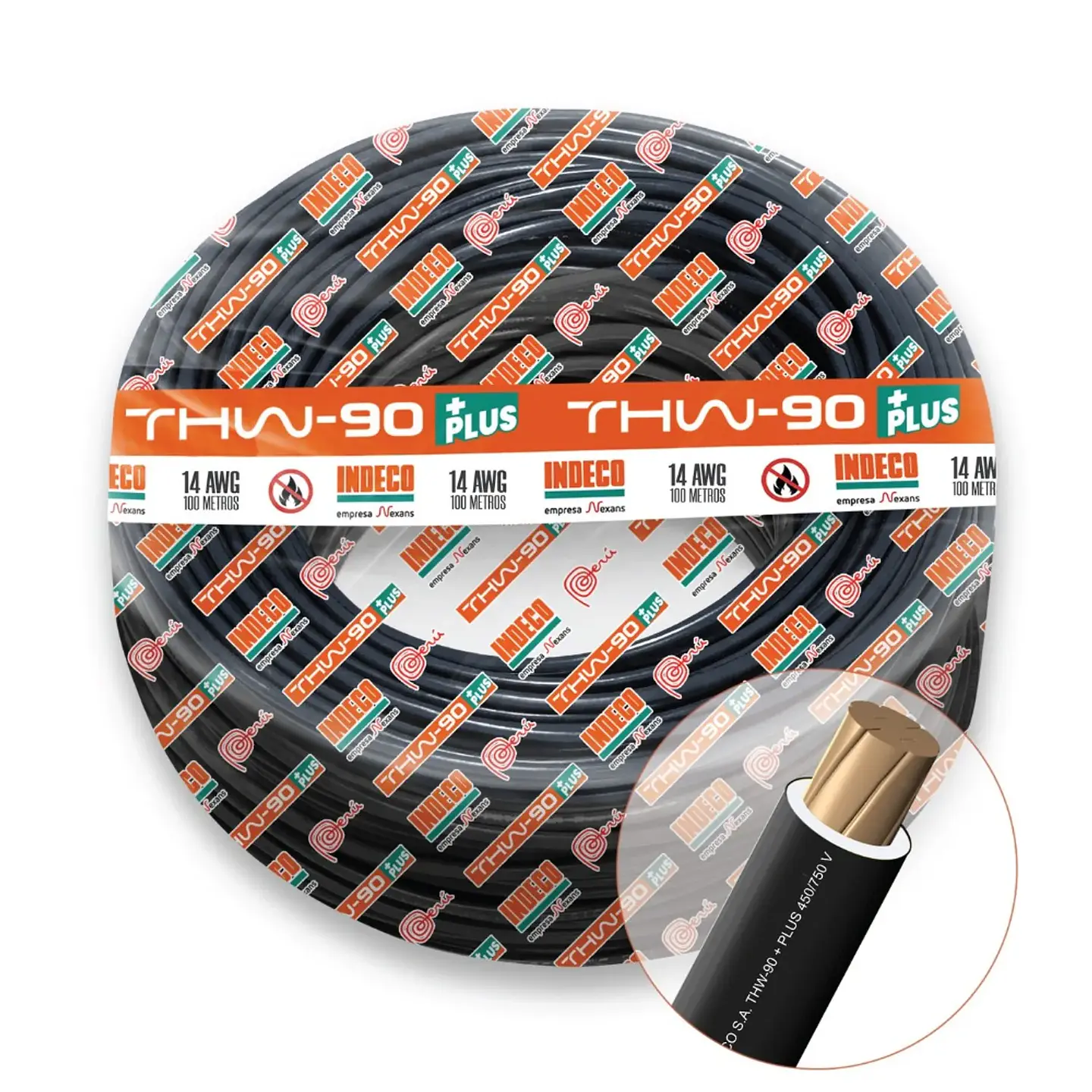Cable thw  14 indeco 3