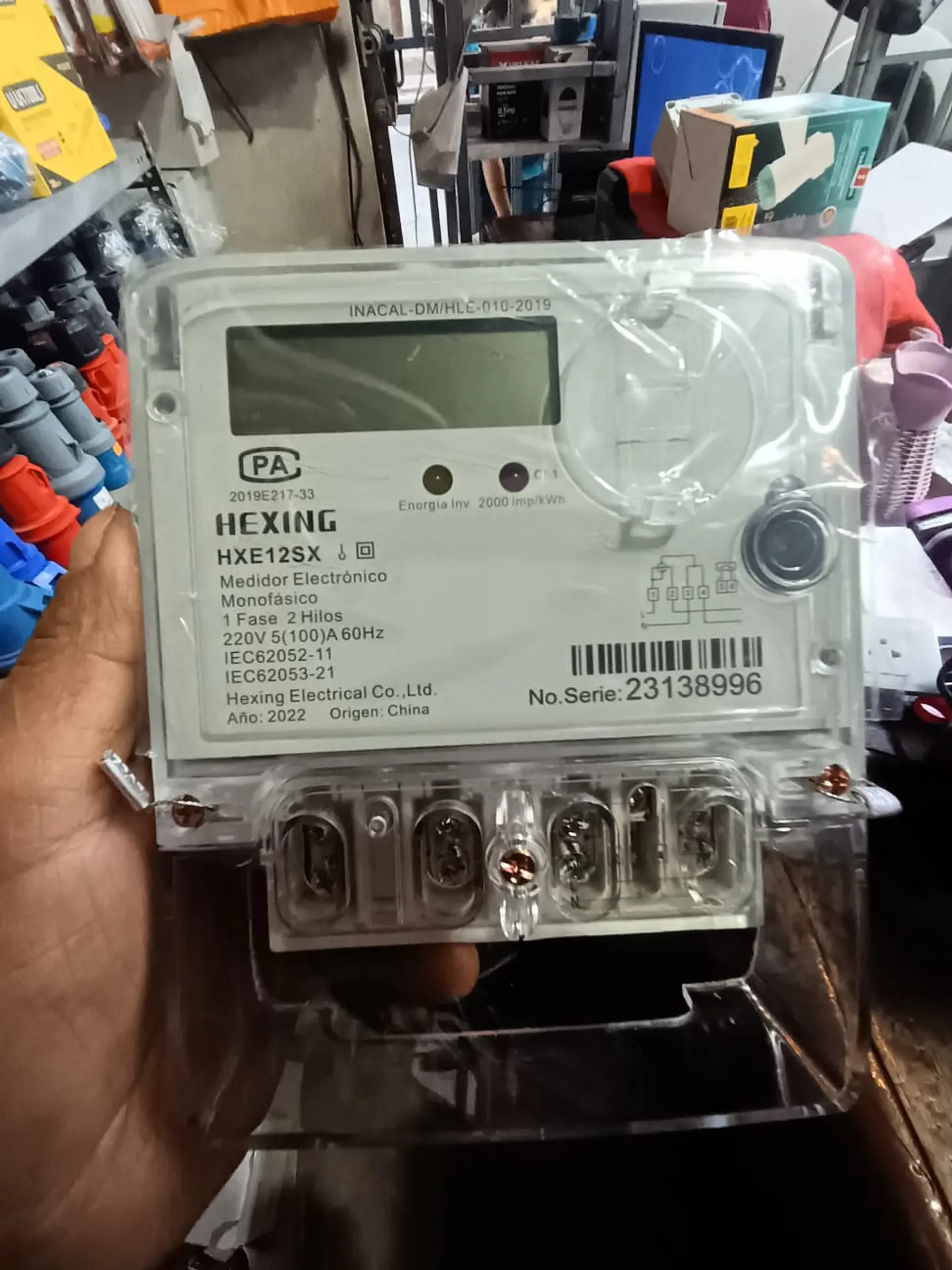 Medidor digital  hexing 1