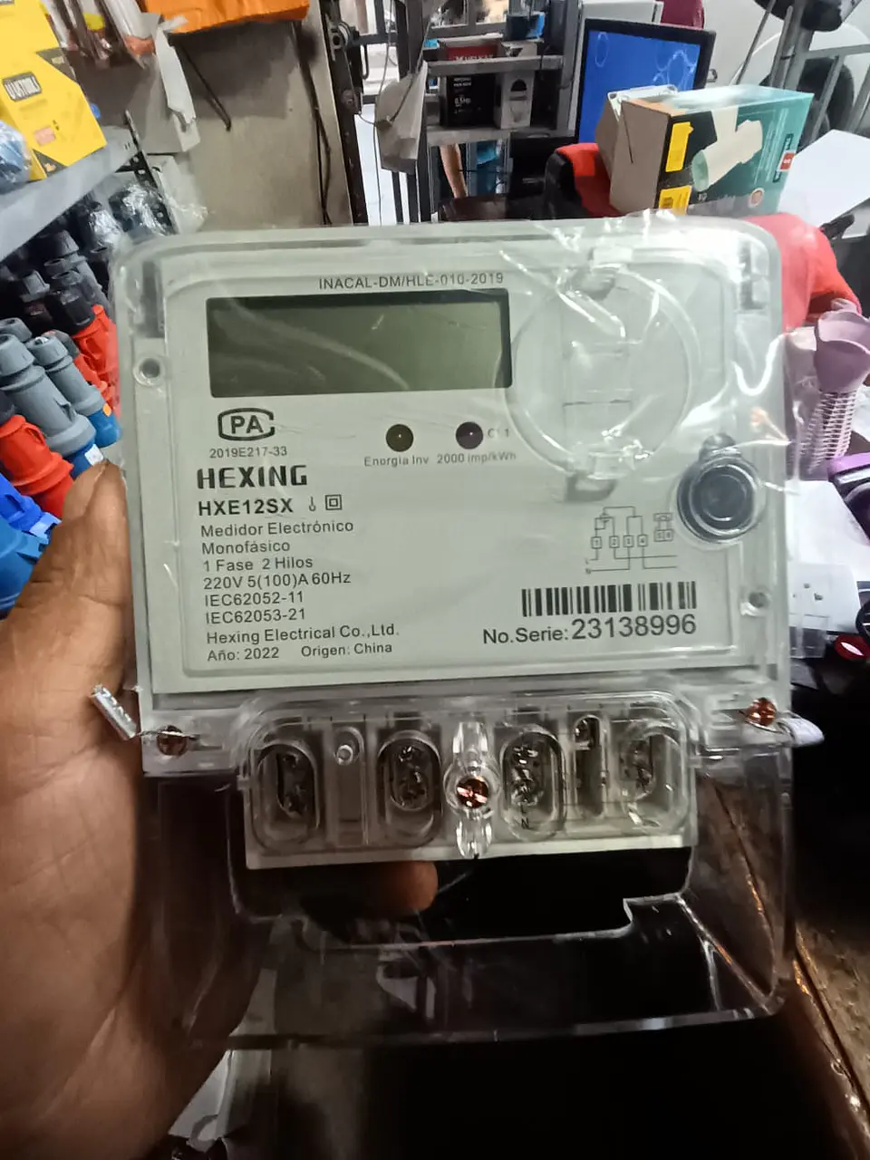 Medidor digital  hexing 1