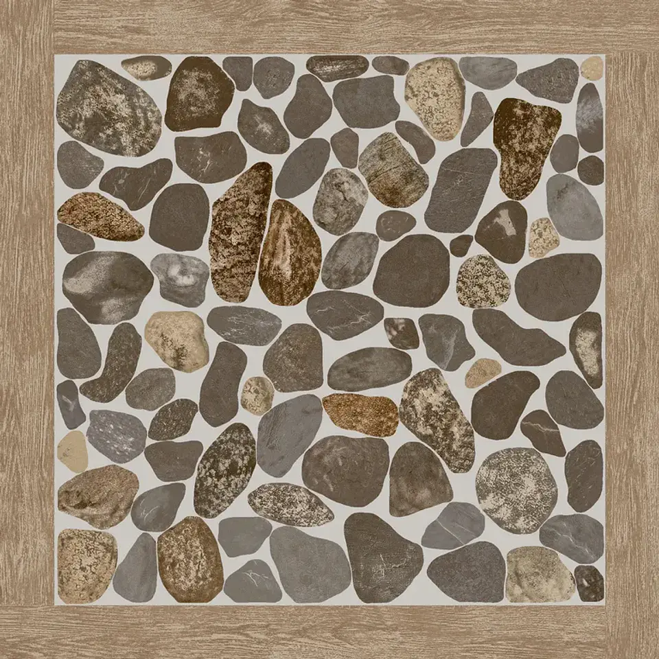 CORDILLERA | Cerámica 45x45 cm Woodriver Multicolor 2.08 m2 1